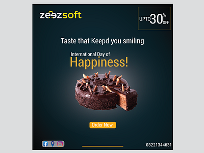 World Happiness Day Poster Design branding design graphic design illustration motion graphics poster design ui