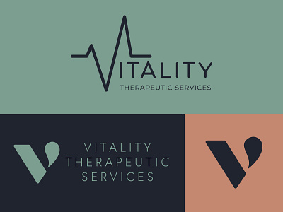 Vitality Graveyard 2 branding logo logo design therapy logo vitals
