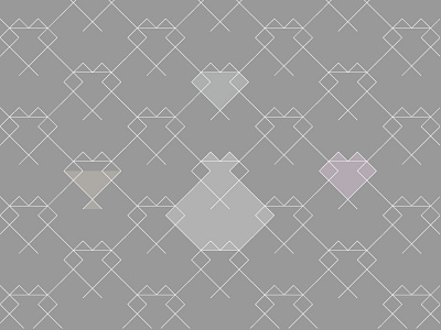 Luv Pattern bridal geometric pattern wedding