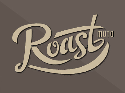 Roast Moto logo cafe racers logo moto motorcycle motowerks