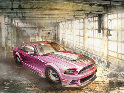 Apocalypse Horse 2d automotive cars concept concept art design hot rod illustration pro street render rendering vector