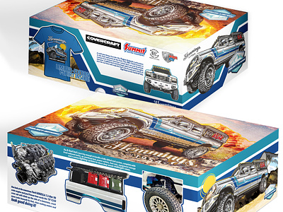 Artemis SEMA Box apparel graphic automotive branding concept art design illustration marketing package packaging rendering vector