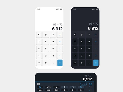 Calculator dailyui design ui ux