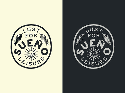 Sueño Leisure branding design graphic design hand drawn illustration logo typography vector vintage logo