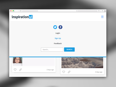 Inspiration UI site gallery inspiration ui user interface ux webdesign website