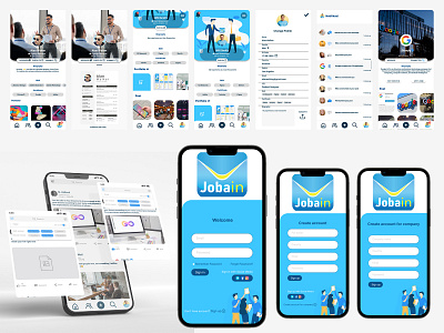 Jobain Project App digital product product designer product manager uiux