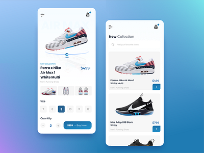 Nike Shoes App Design by Herdetya Priambodo for Plainthing Studio on ...