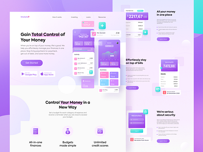 Walettio Landing Pages
