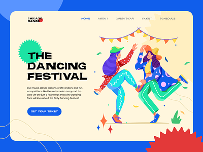 Dance Festival Landing Page