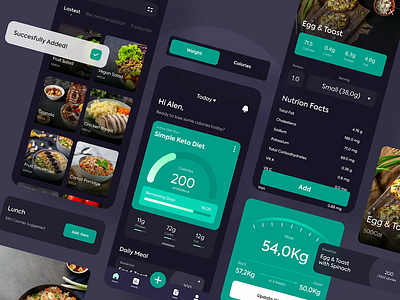 Fitatu - Calorie Counter App Redesign by Bartosz Maryniaczyk on Dribbble