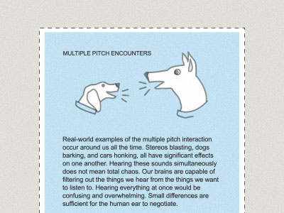 Multiple Pitch Encounters dogs illustration pitch poster sounds