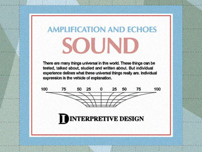 Sound Amplification and Echoes