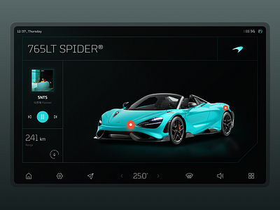 McLaren HMI car hmi ui