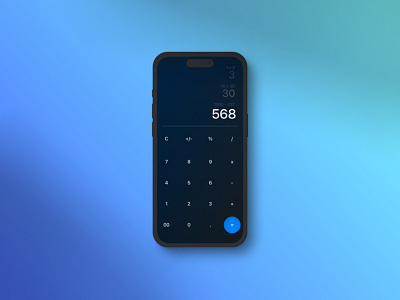 Daily UI #04 - Calculator UI