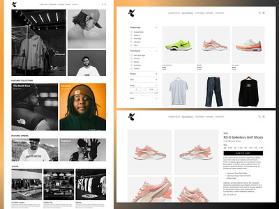 Losing Teeth E-Commerce design ui ux