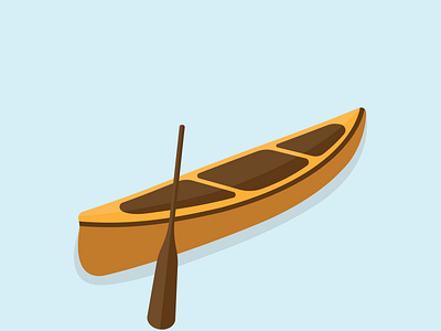 Creative Canoe Illustration Vector And Clip art Design. 3d animation artificial biology boat vector branding business logo canoe canoe illustrations clip art creative design creative logo design graphic design illustration logo motion graphics ui unique canoe vectoe canoe