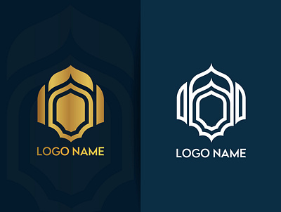 Islamic luxury house logo design. animation graphic design islamic muslim logo logo symbol