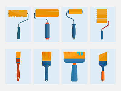House Painter Brush Clip Art And Illustration Best Collection. sign