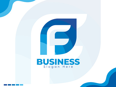 Letter F Logo Design Template.