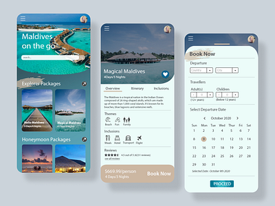 Blue - Travel App design mobile app travel travel app travel mobile app ui ux