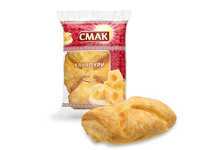SMAK khachapuri bun with cheese 3d branding design graphic design packaging visualization