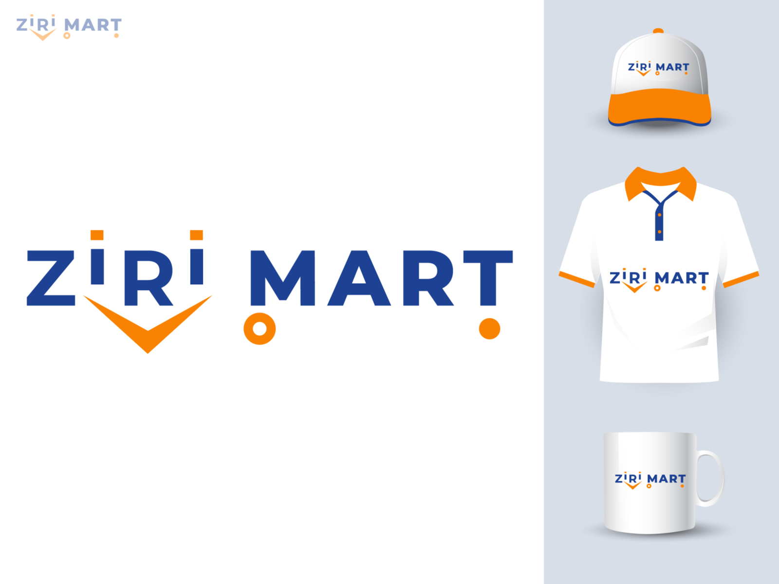 V Letter V - Mart Logo Design Template - TemplateMonster