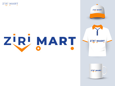 Ziri Mart Logo | Mart Logo Design | afzalahammed24 app branding branding logo design graphic design grocery logo illustration logo logo design mart logo mart logo in dribbble minimal minimal logo minimalist shop logo store logo text logo unique vector