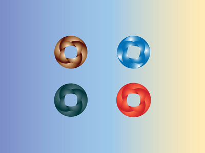 Letter O logo design app icon business logo gradient logo grid logo logo design modern logo o icon o logo design