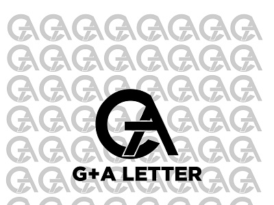G+A letter logo app icon business logo ga ga letter ga logo design graphic design logo logo design logo icon minimal logo design modern logo monogram logo