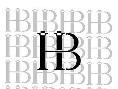 HB logo design graphic design hb logo logo logo design modern logo design monogram logo