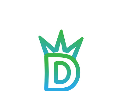 Letter D with crown
