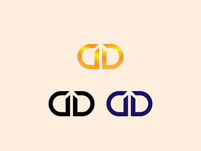 Letter D with arrow symbol