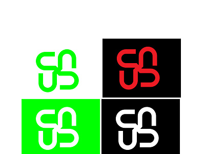 Modern minimal electronic logo