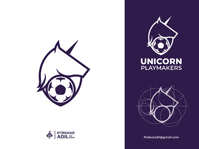 Unicorn Playmakers Football Team Concept