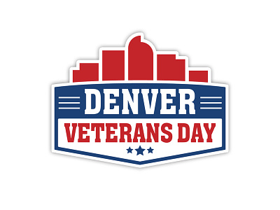 Denver Veterans Day Logo branding design event event branding logo logo design non profit
