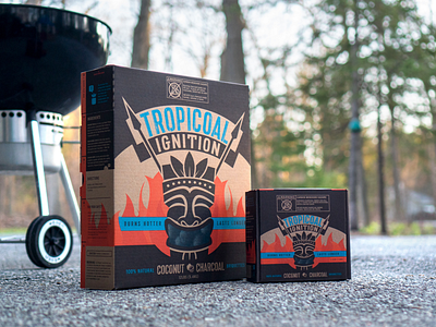 Tropicoal Ignition Packaging branding design packaging sustainable