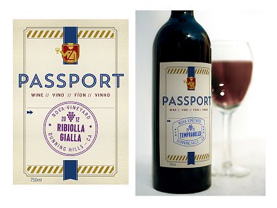 PASSPORT WINE: UNTD / Packaging branding design identity logo packaging