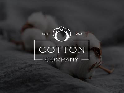 Cotton Company Logo branding logo