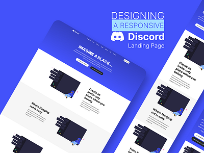 Designing a Responsive Discord Landing Page