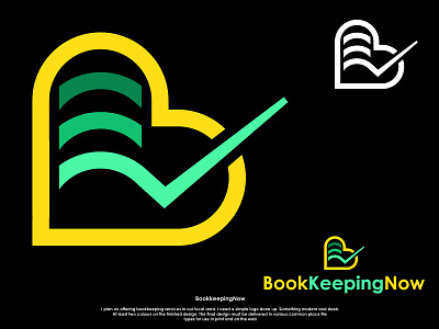 Bookkeeping Now black bookkeeping brand brand design brand identity branding branding design corporate corporate branding corporate design corporate identity logo logo design