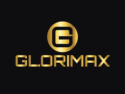 GLORIMAX best black brand brand design brand identity branding branding design illustration logo round