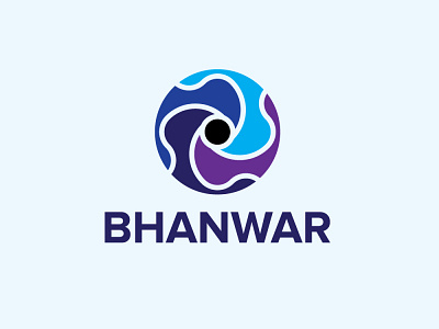 bhanwar blue brand brand design brand identity branding branding design design illustration red round typography vector