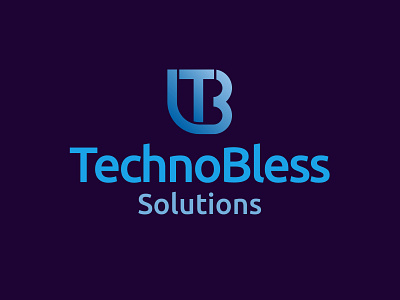 Technobless Solutions brand design brand identity branding branding design design illustration logo logo design tech technology