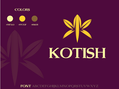 KOTISH blossom brand brand design brand identity branding branding design design flower should blossom graphic design illustration kadupul logo vector