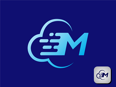 mcloud brand brand design brand identity branding branding design cloud delivery design illustration logo m mark vector