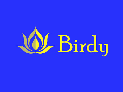 birdy bird brand brand design brand identity branding branding design cute design illustration logo lotus soft vector yellow