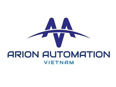Arion Automation aav automation blue japan logo mountain vietnam word mark