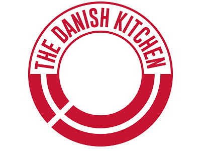 The Danish Kitchen danish design dribbble flag kitchen red