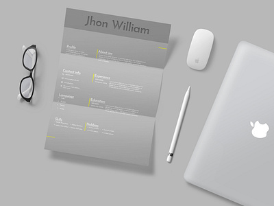 Resume/CV Attractive Design