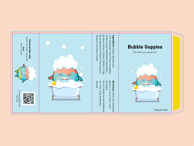 packaging design for bath bomb